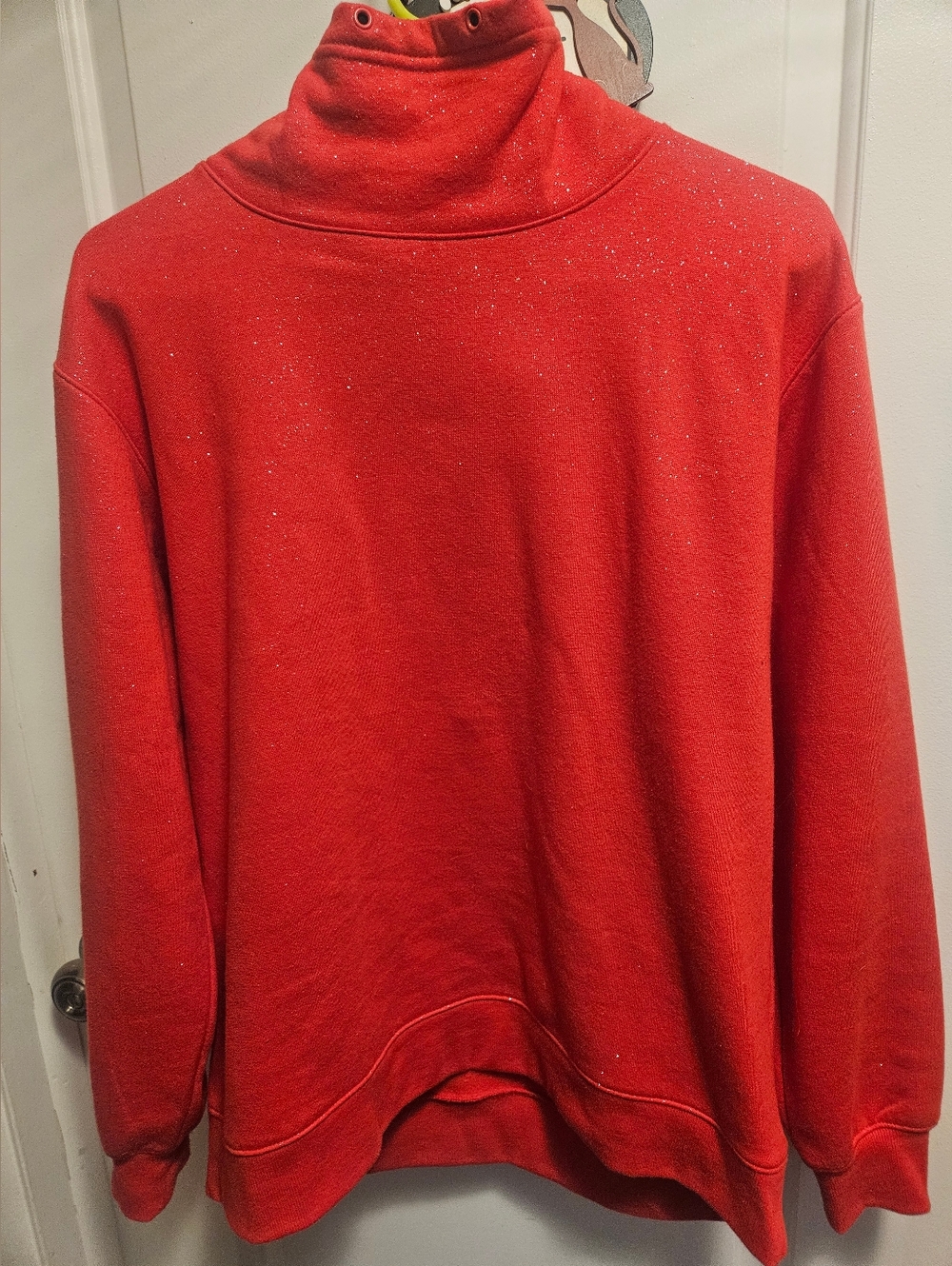 Kohls Tek Gear® Ultra Soft Fleece Shine Funnel Neck Tunic Sweatshirt S